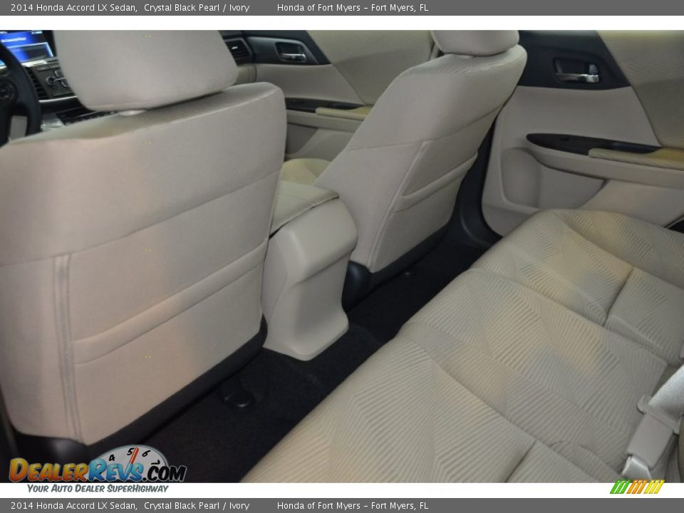 2014 Honda Accord LX Sedan Crystal Black Pearl / Ivory Photo #27