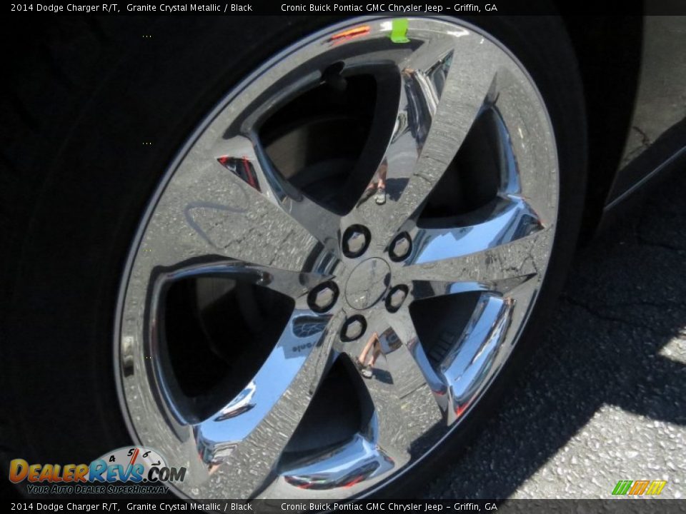 2014 Dodge Charger R/T Granite Crystal Metallic / Black Photo #9