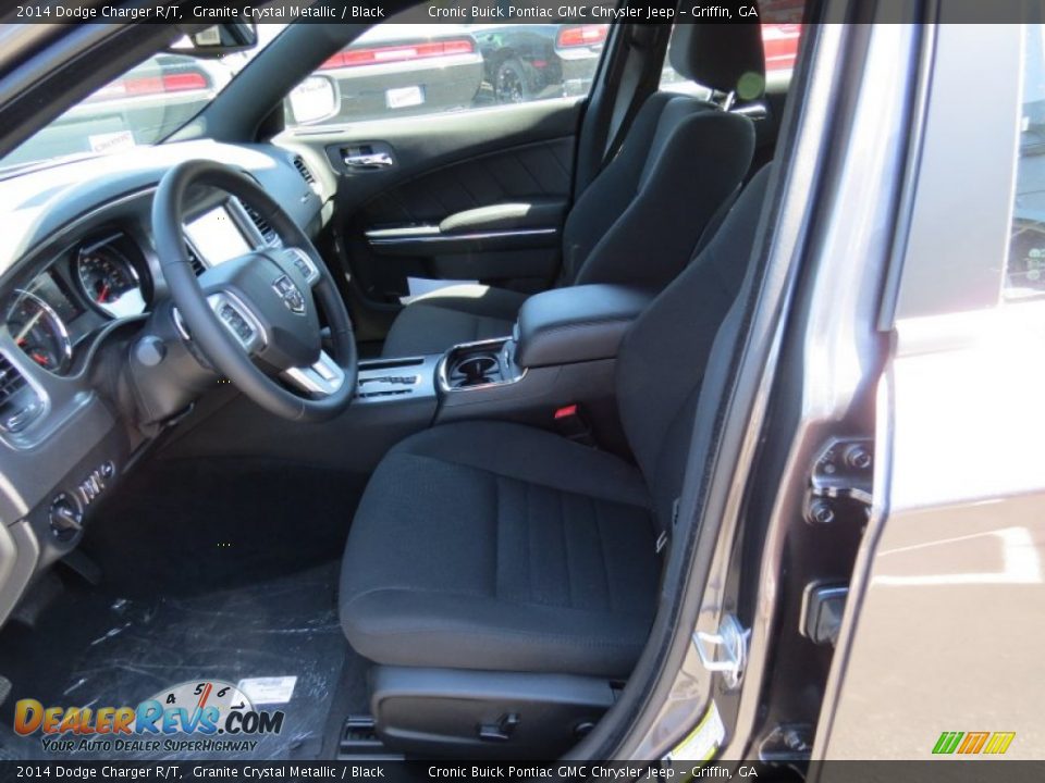 2014 Dodge Charger R/T Granite Crystal Metallic / Black Photo #11