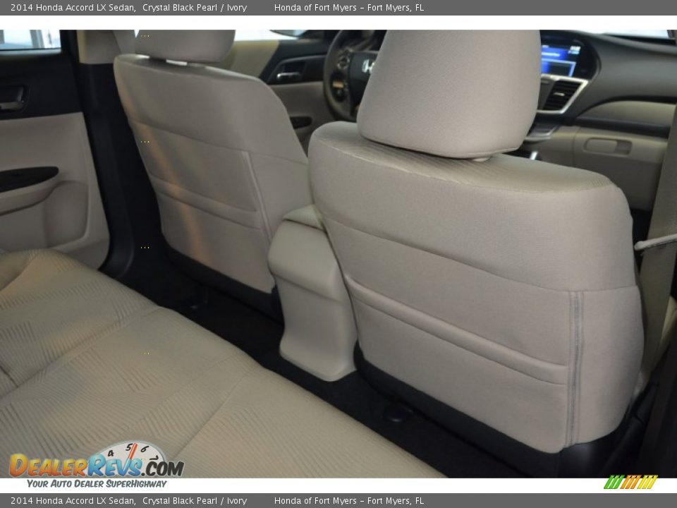 2014 Honda Accord LX Sedan Crystal Black Pearl / Ivory Photo #30