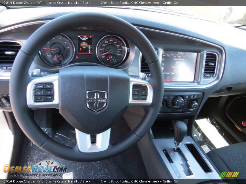2014 Dodge Charger R/T Granite Crystal Metallic / Black Photo #13