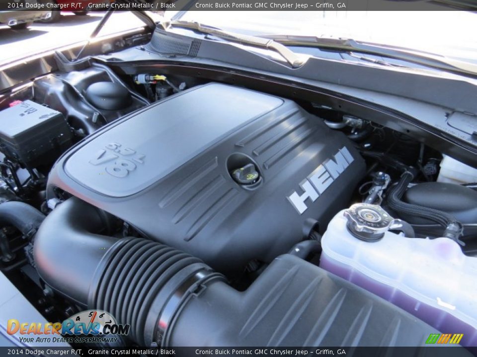 2014 Dodge Charger R/T Granite Crystal Metallic / Black Photo #14