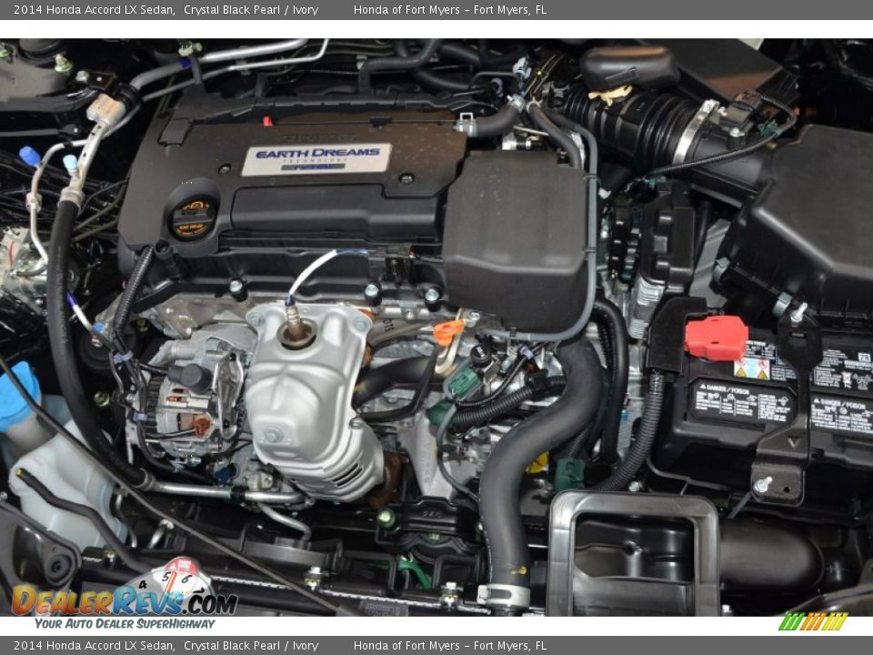 2014 Honda Accord LX Sedan Crystal Black Pearl / Ivory Photo #33