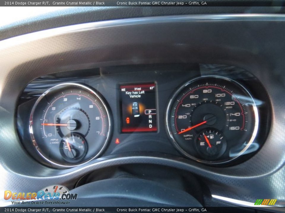 2014 Dodge Charger R/T Granite Crystal Metallic / Black Photo #15