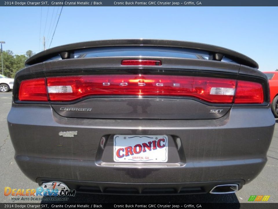 2014 Dodge Charger SXT Granite Crystal Metallic / Black Photo #6