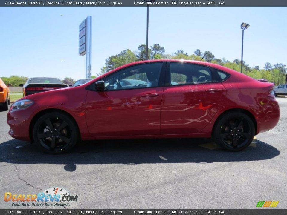 2014 Dodge Dart SXT Redline 2 Coat Pearl / Black/Light Tungsten Photo #4