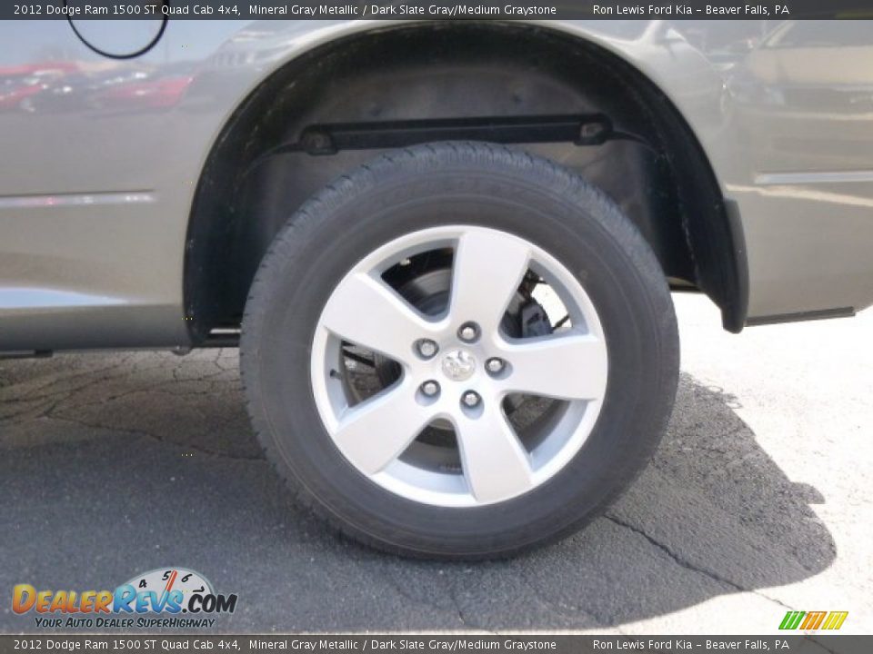 2012 Dodge Ram 1500 ST Quad Cab 4x4 Mineral Gray Metallic / Dark Slate Gray/Medium Graystone Photo #9
