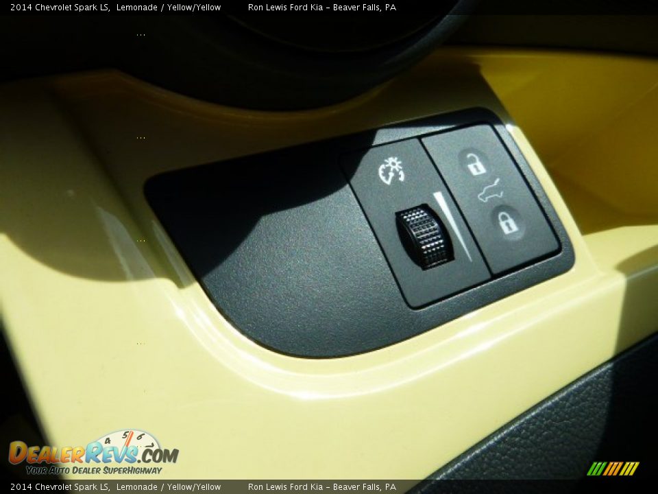 2014 Chevrolet Spark LS Lemonade / Yellow/Yellow Photo #16