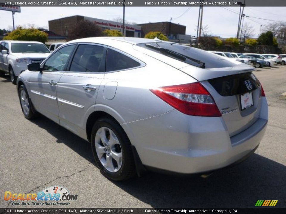 2011 Honda Accord Crosstour EX-L 4WD Alabaster Silver Metallic / Black Photo #3