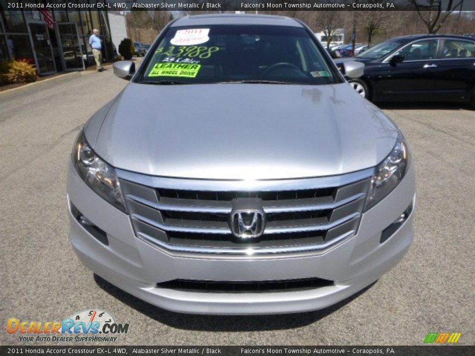2011 Honda Accord Crosstour EX-L 4WD Alabaster Silver Metallic / Black Photo #8