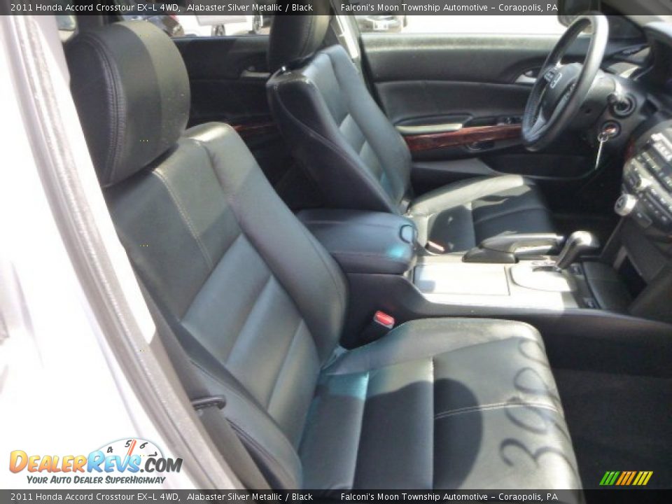 2011 Honda Accord Crosstour EX-L 4WD Alabaster Silver Metallic / Black Photo #10