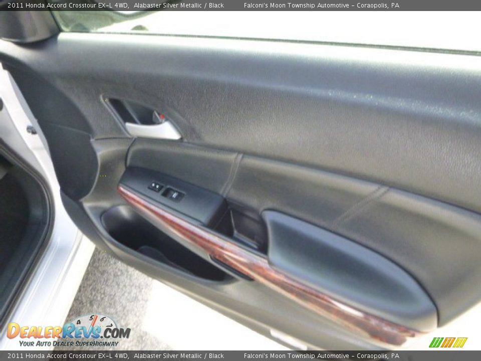 2011 Honda Accord Crosstour EX-L 4WD Alabaster Silver Metallic / Black Photo #12