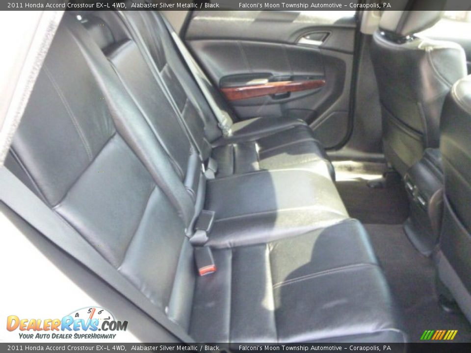 2011 Honda Accord Crosstour EX-L 4WD Alabaster Silver Metallic / Black Photo #13