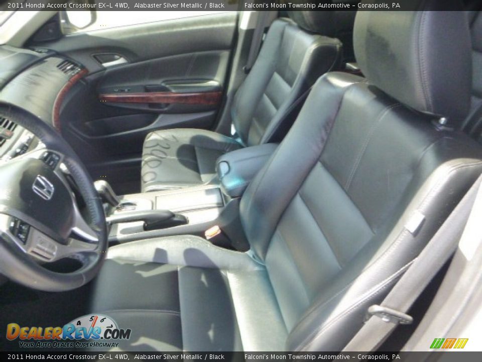 2011 Honda Accord Crosstour EX-L 4WD Alabaster Silver Metallic / Black Photo #14