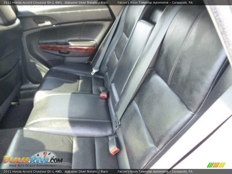 2011 Honda Accord Crosstour EX-L 4WD Alabaster Silver Metallic / Black Photo #15