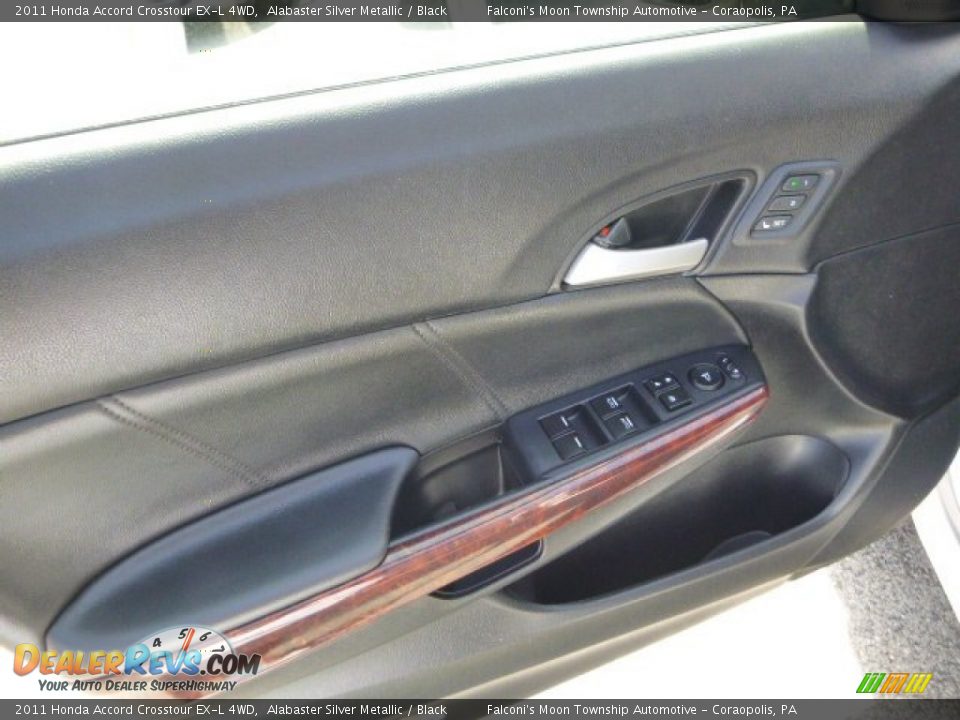 2011 Honda Accord Crosstour EX-L 4WD Alabaster Silver Metallic / Black Photo #18