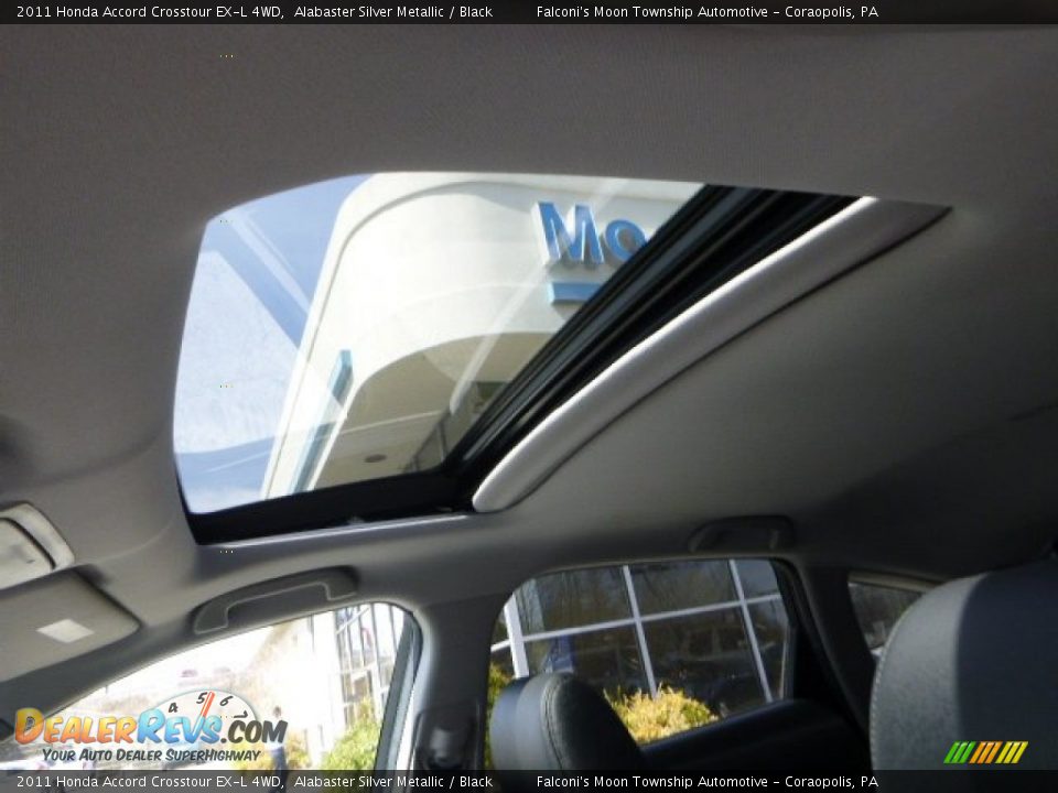 2011 Honda Accord Crosstour EX-L 4WD Alabaster Silver Metallic / Black Photo #20