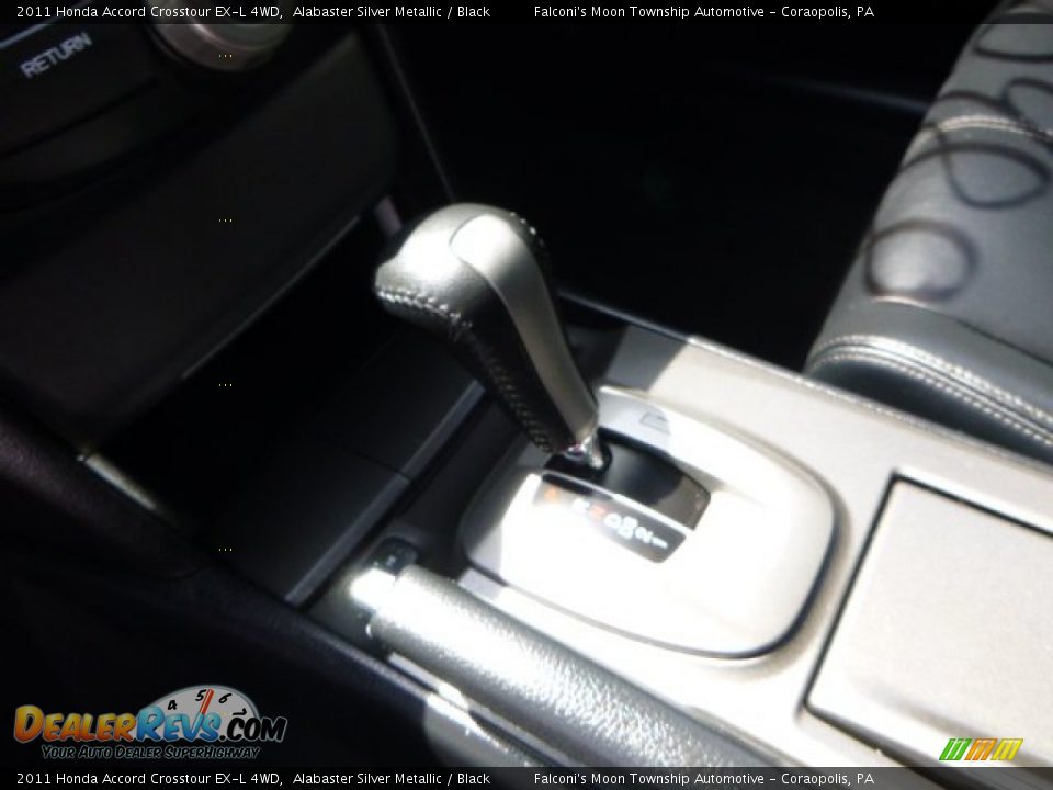 2011 Honda Accord Crosstour EX-L 4WD Alabaster Silver Metallic / Black Photo #21