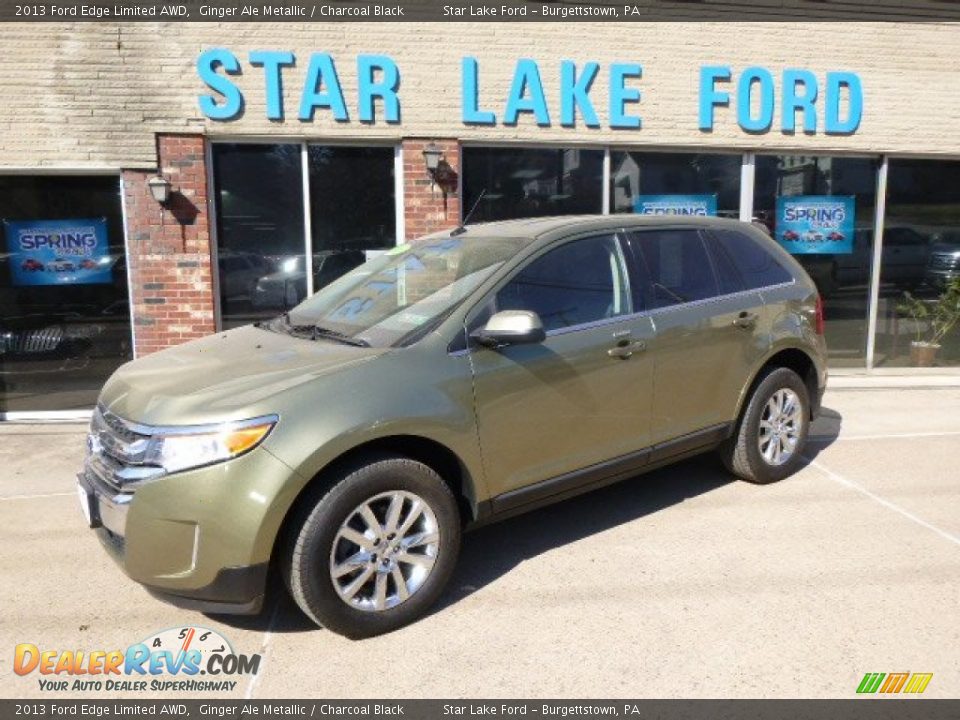 2013 Ford Edge Limited AWD Ginger Ale Metallic / Charcoal Black Photo #1