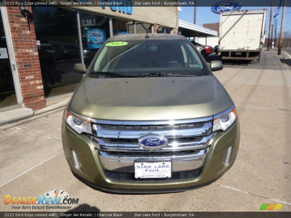 2013 Ford Edge Limited AWD Ginger Ale Metallic / Charcoal Black Photo #2