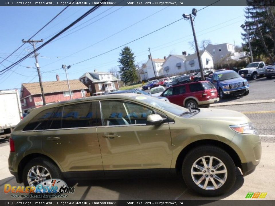 2013 Ford Edge Limited AWD Ginger Ale Metallic / Charcoal Black Photo #4