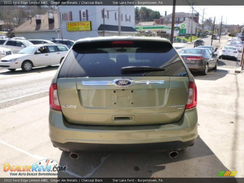2013 Ford Edge Limited AWD Ginger Ale Metallic / Charcoal Black Photo #5