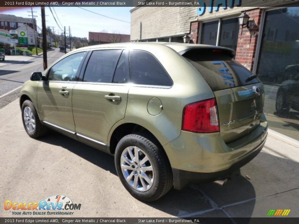 2013 Ford Edge Limited AWD Ginger Ale Metallic / Charcoal Black Photo #6