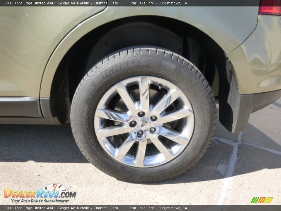 2013 Ford Edge Limited AWD Ginger Ale Metallic / Charcoal Black Photo #8