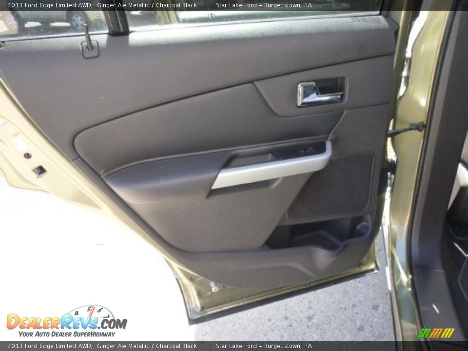 2013 Ford Edge Limited AWD Ginger Ale Metallic / Charcoal Black Photo #12