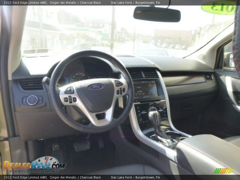 2013 Ford Edge Limited AWD Ginger Ale Metallic / Charcoal Black Photo #13