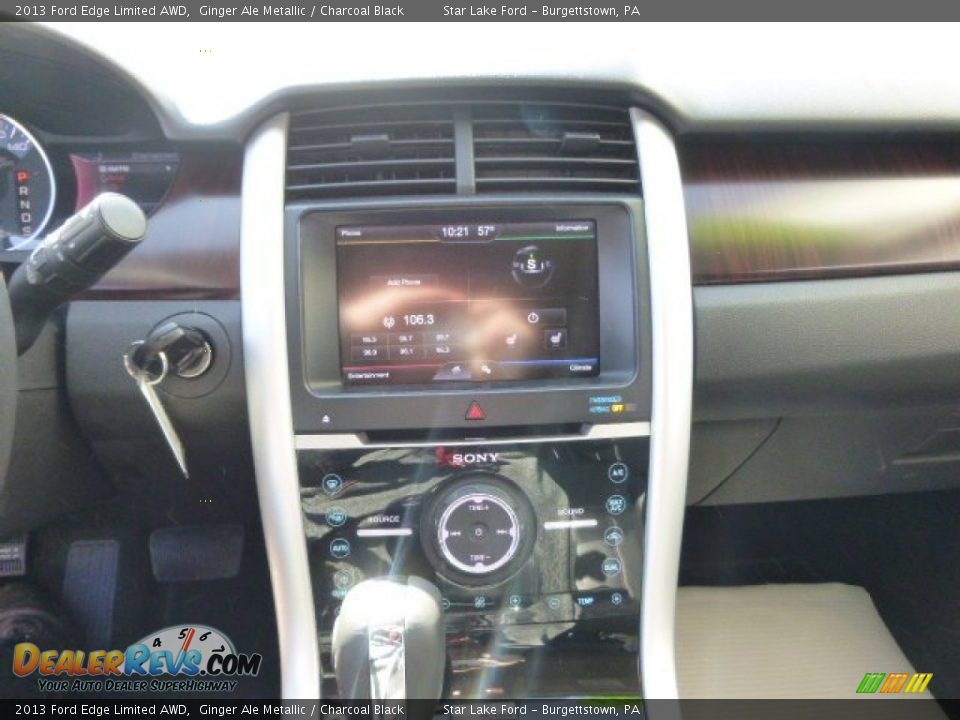 2013 Ford Edge Limited AWD Ginger Ale Metallic / Charcoal Black Photo #14