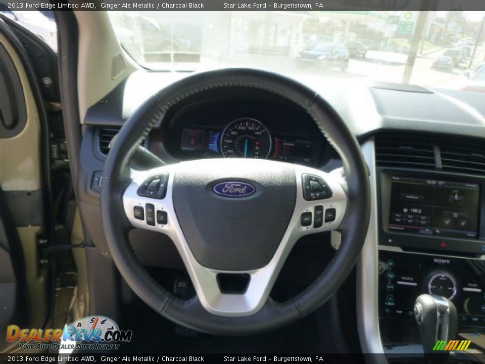 2013 Ford Edge Limited AWD Ginger Ale Metallic / Charcoal Black Photo #18