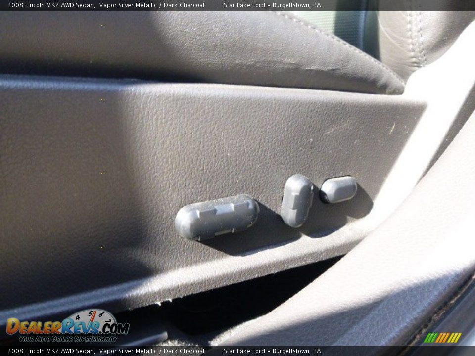 2008 Lincoln MKZ AWD Sedan Vapor Silver Metallic / Dark Charcoal Photo #15