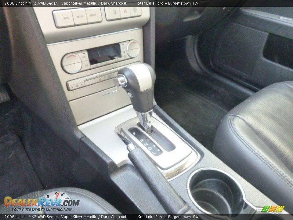 2008 Lincoln MKZ AWD Sedan Vapor Silver Metallic / Dark Charcoal Photo #17