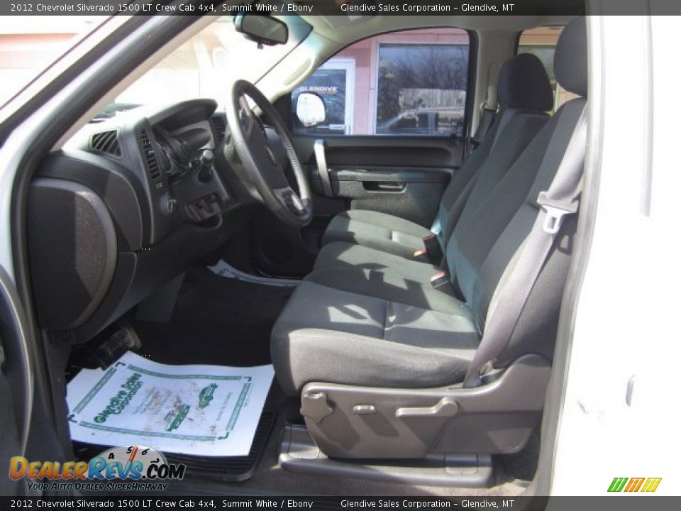 2012 Chevrolet Silverado 1500 LT Crew Cab 4x4 Summit White / Ebony Photo #5