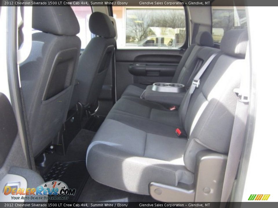 2012 Chevrolet Silverado 1500 LT Crew Cab 4x4 Summit White / Ebony Photo #10