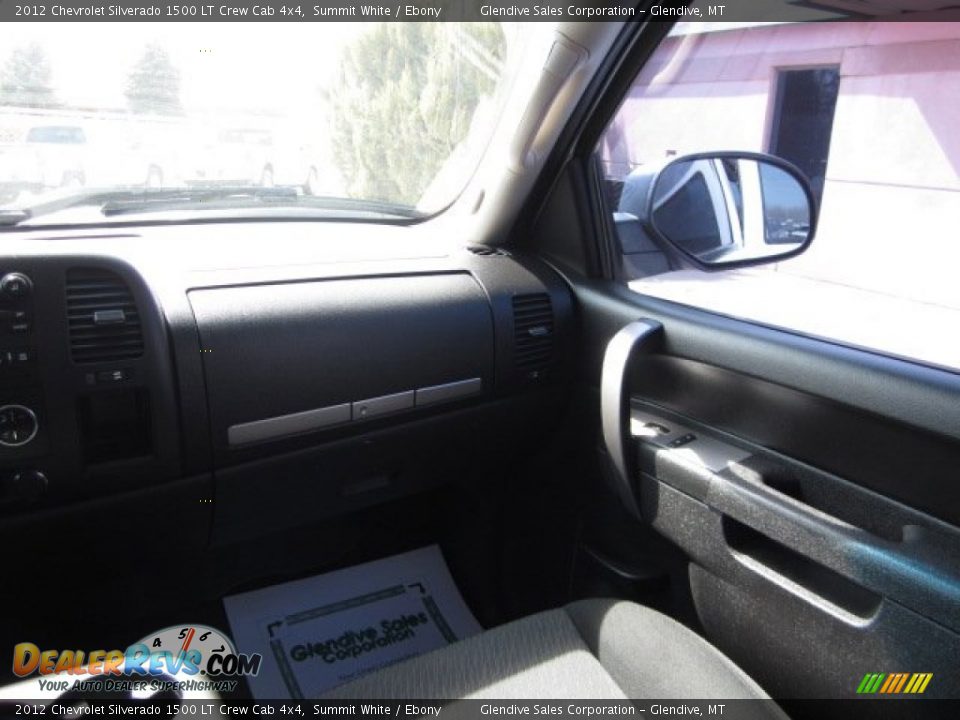 2012 Chevrolet Silverado 1500 LT Crew Cab 4x4 Summit White / Ebony Photo #16