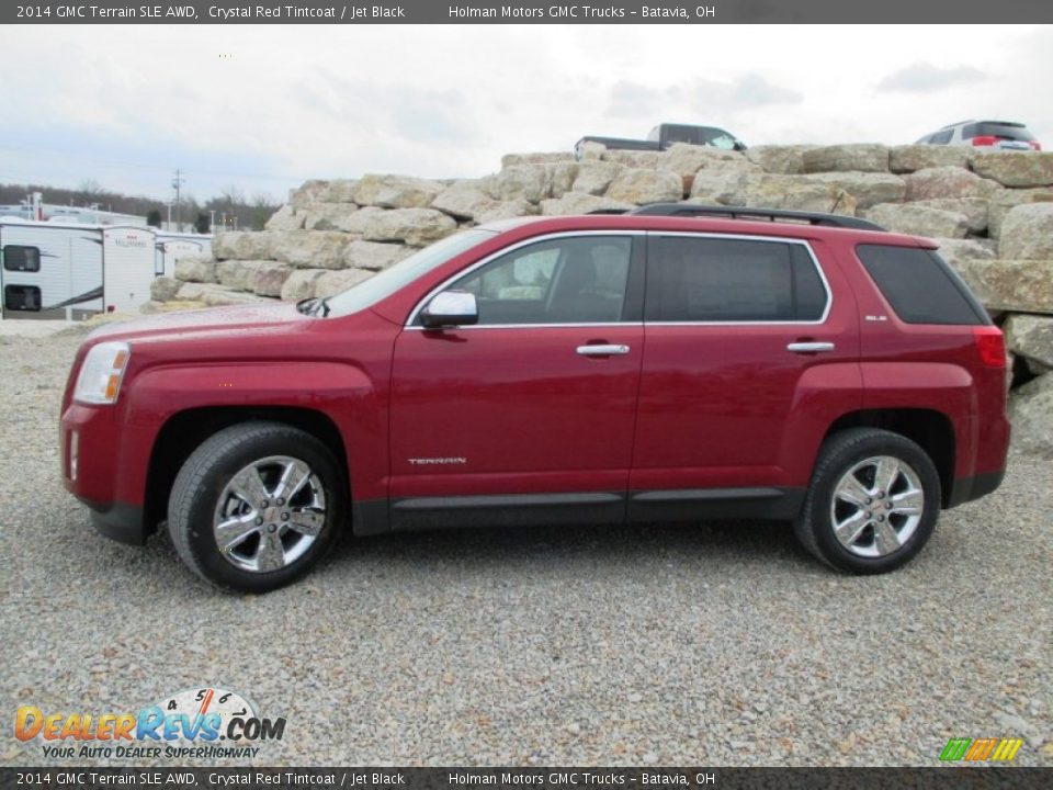 Crystal Red Tintcoat 2014 GMC Terrain SLE AWD Photo #3