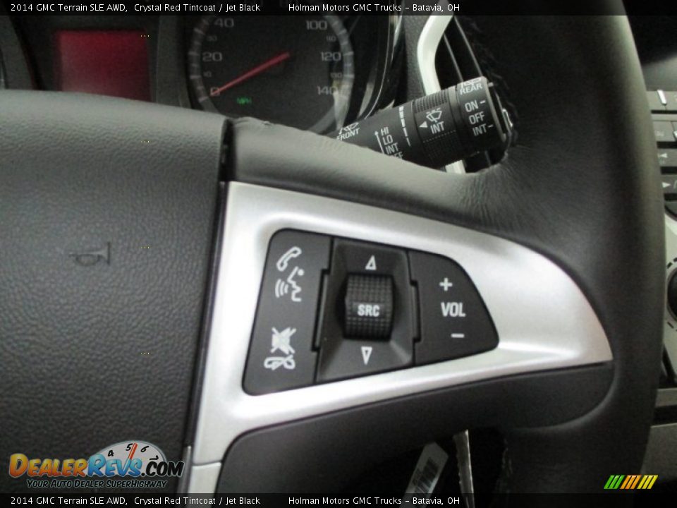 2014 GMC Terrain SLE AWD Crystal Red Tintcoat / Jet Black Photo #12