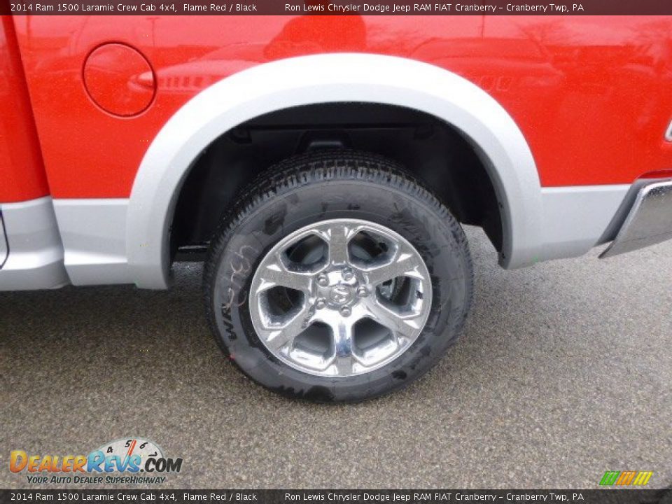 2014 Ram 1500 Laramie Crew Cab 4x4 Flame Red / Black Photo #9