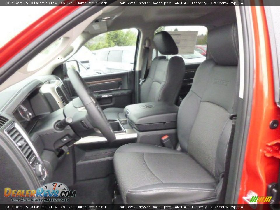 2014 Ram 1500 Laramie Crew Cab 4x4 Flame Red / Black Photo #10