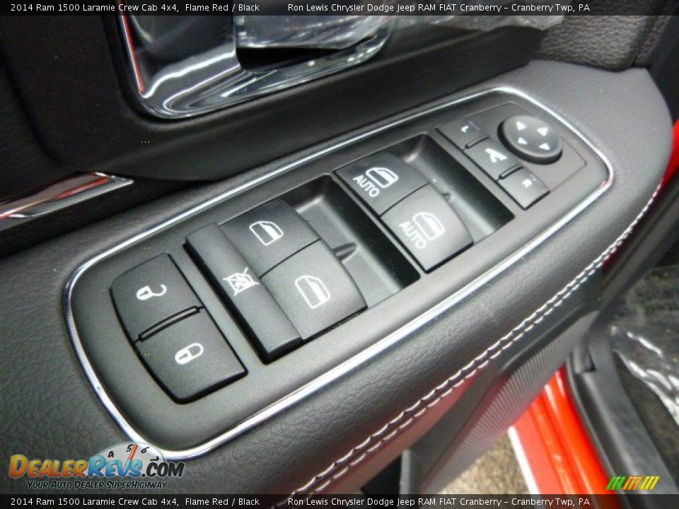 2014 Ram 1500 Laramie Crew Cab 4x4 Flame Red / Black Photo #13