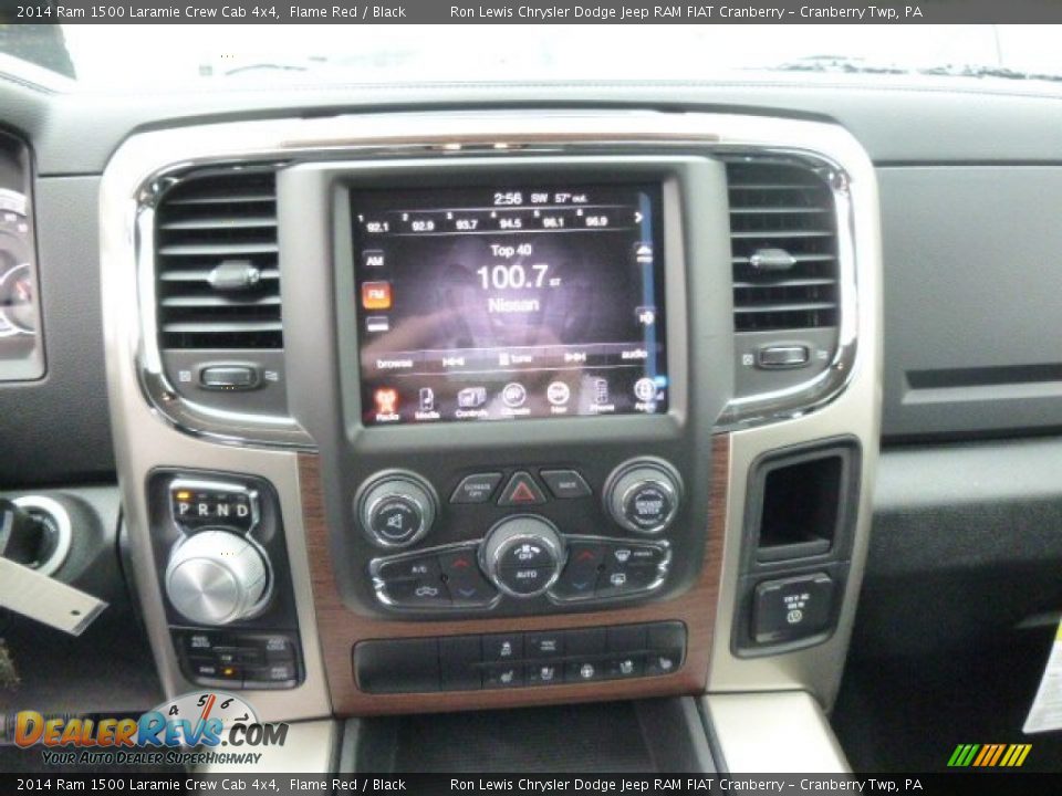 2014 Ram 1500 Laramie Crew Cab 4x4 Flame Red / Black Photo #15