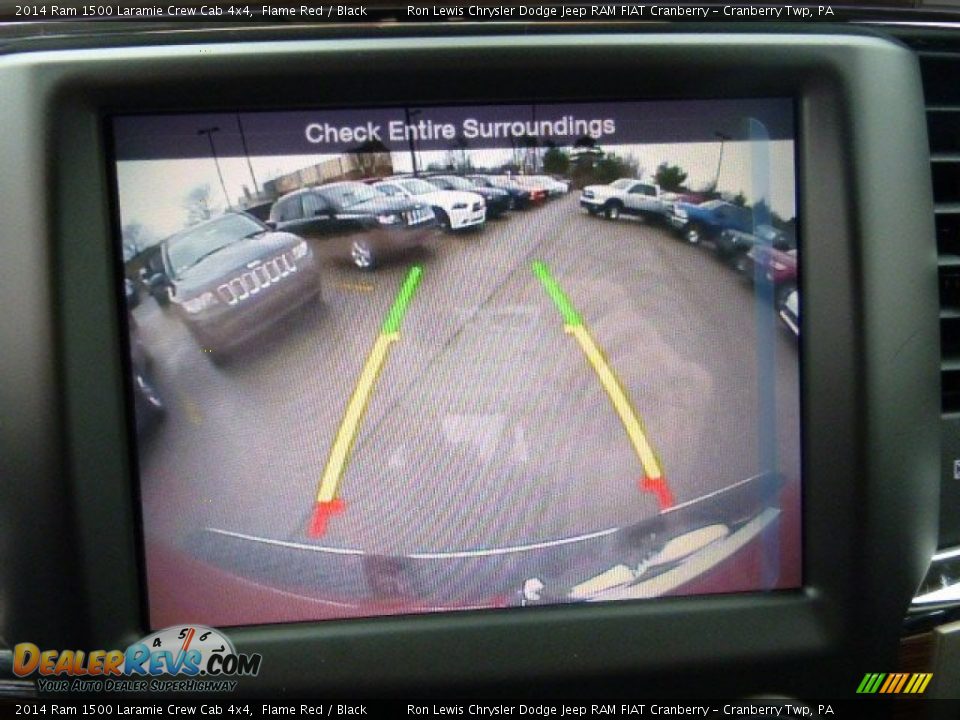 2014 Ram 1500 Laramie Crew Cab 4x4 Flame Red / Black Photo #16
