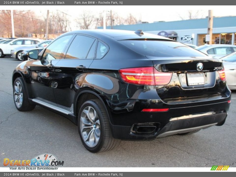 2014 BMW X6 xDrive50i Jet Black / Black Photo #5