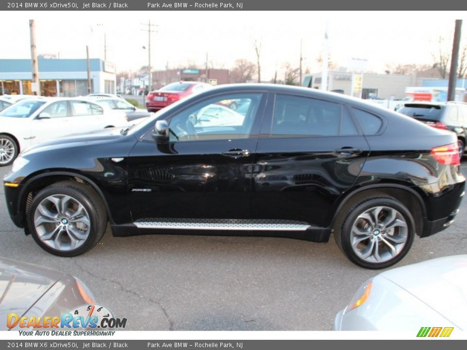 2014 BMW X6 xDrive50i Jet Black / Black Photo #6