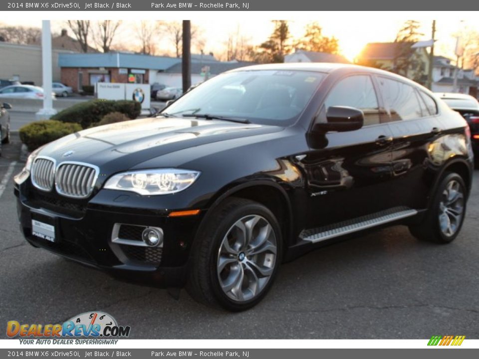 2014 BMW X6 xDrive50i Jet Black / Black Photo #7