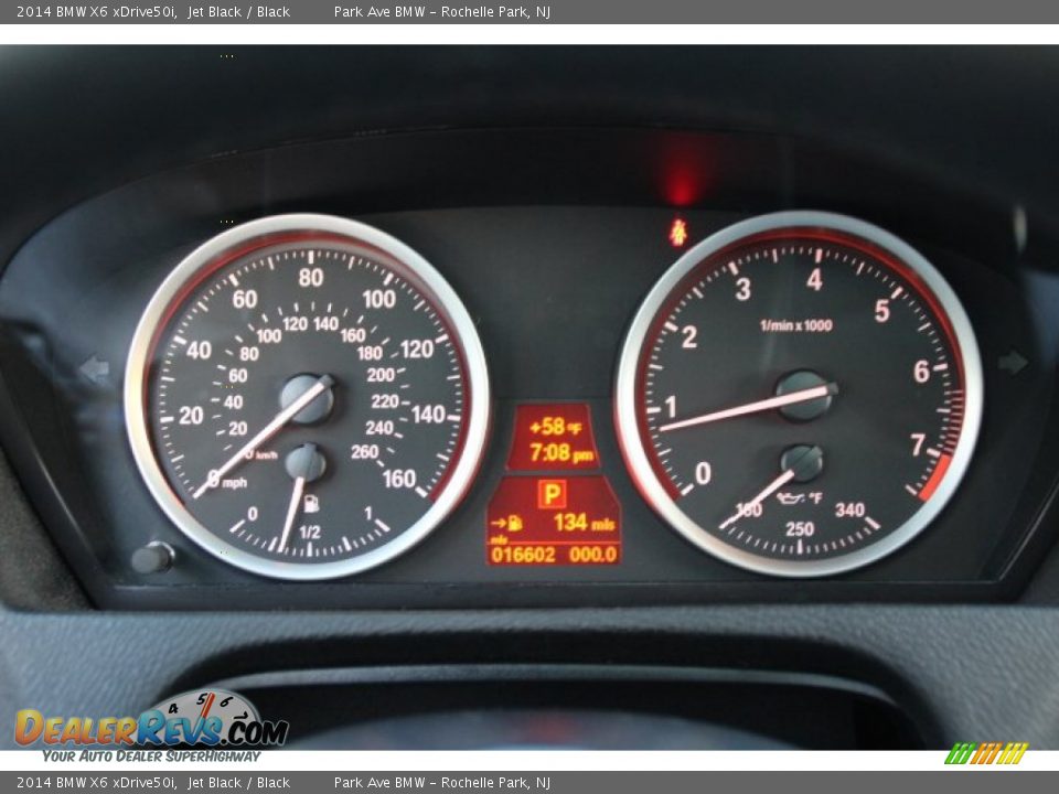2014 BMW X6 xDrive50i Gauges Photo #19