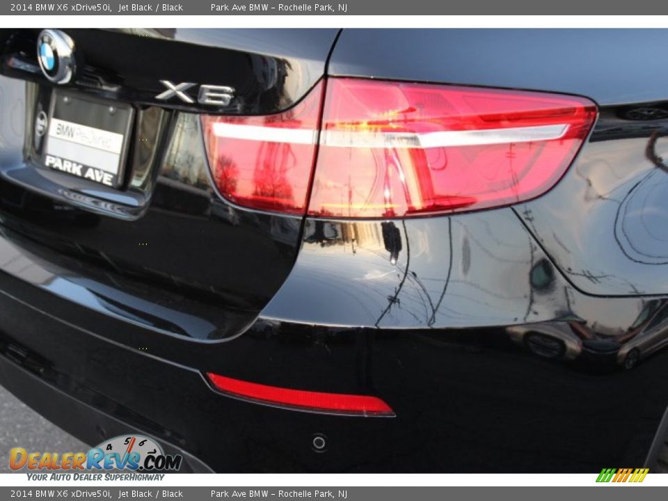2014 BMW X6 xDrive50i Jet Black / Black Photo #22