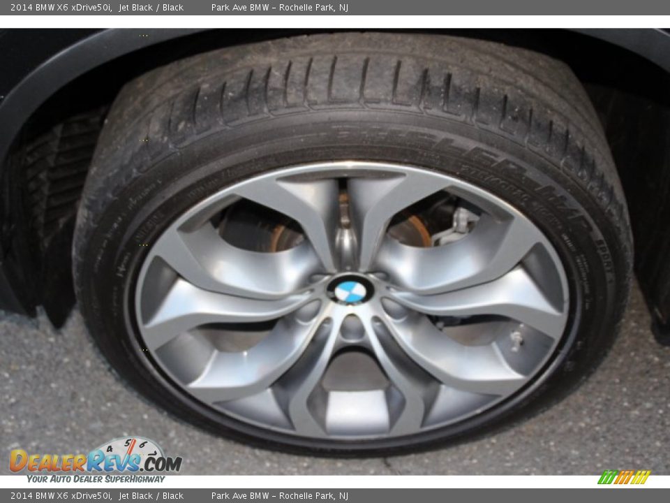 2014 BMW X6 xDrive50i Jet Black / Black Photo #32